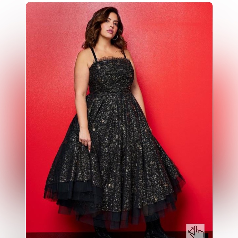 Betsey Johnson Strapless Tulle Tea Dress Sz 20